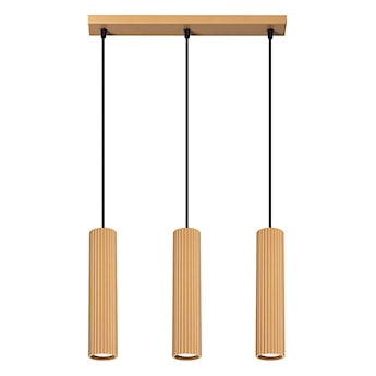 Lampa wisząca Karbon x3 złota