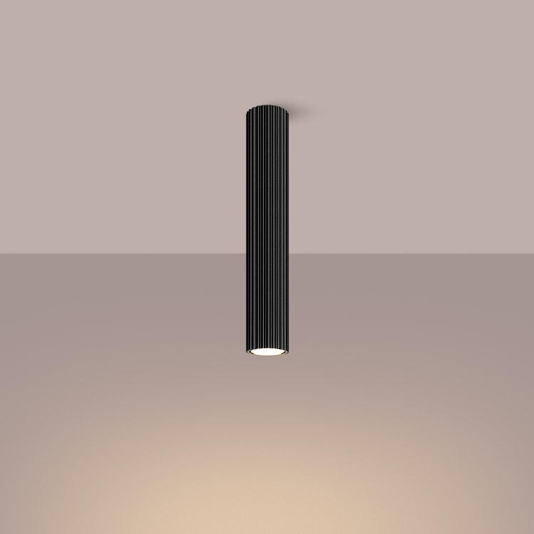 Plafon Karbon 40 cm czarny  - zdjęcie 4