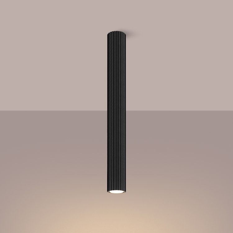 Plafon Karbon 60 cm czarny  - zdjęcie 4