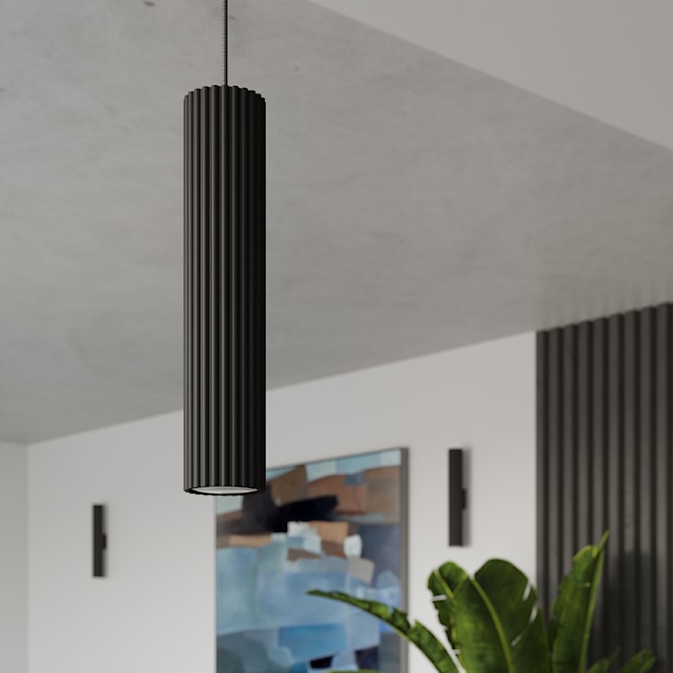 Lampa wisząca Karbon 2 czarna  - zdjęcie 2