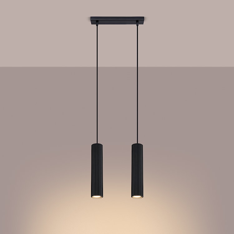Lampa wisząca Karbon 2 czarna  - zdjęcie 5