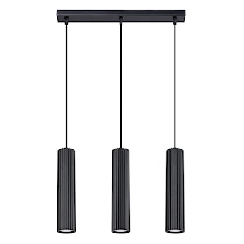 Lampa wisząca Karbon x3 czarna