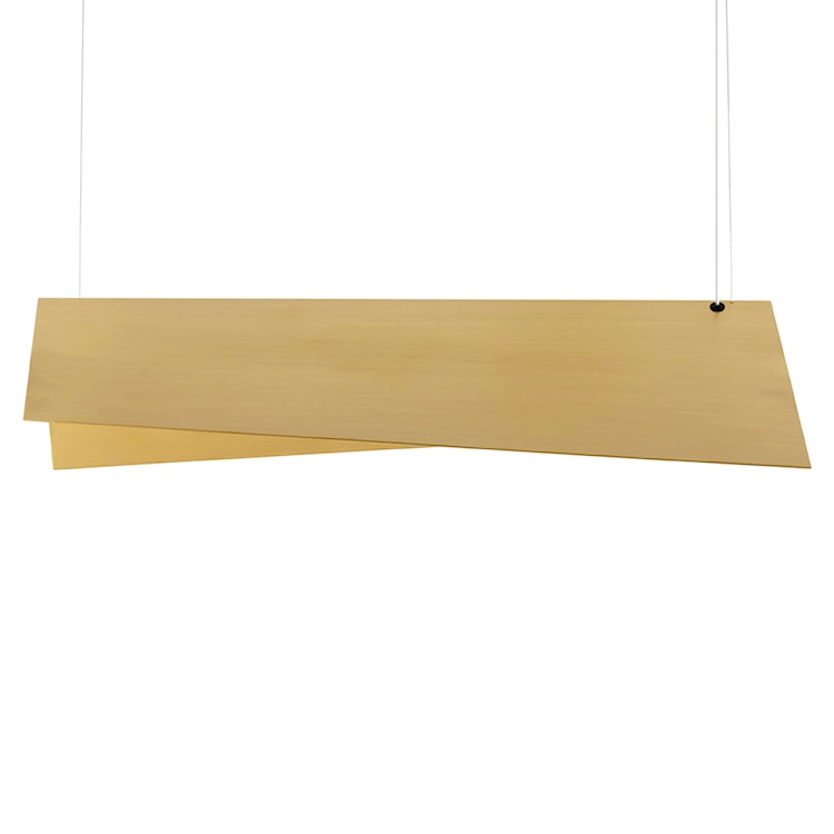 Lampa wisząca Bharani w kształcie daszka 63 cm złota  - zdjęcie 2