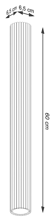 Plafon Karbon 60 cm beżowy  - zdjęcie 9