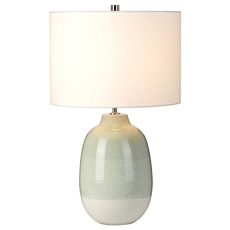 Lampa stołowa Chevie ceramiczna biała/zielona  - zdjęcie 3