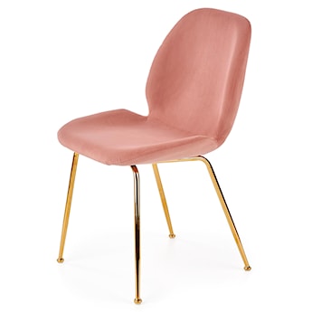 Krzesło tapicerowane Brabble różowe