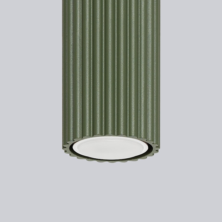 Plafon Karbon 40 cm zielony oliwkowy  - zdjęcie 5