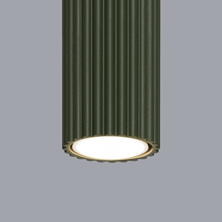 Plafon Karbon 40 cm zielony oliwkowy  - zdjęcie 6