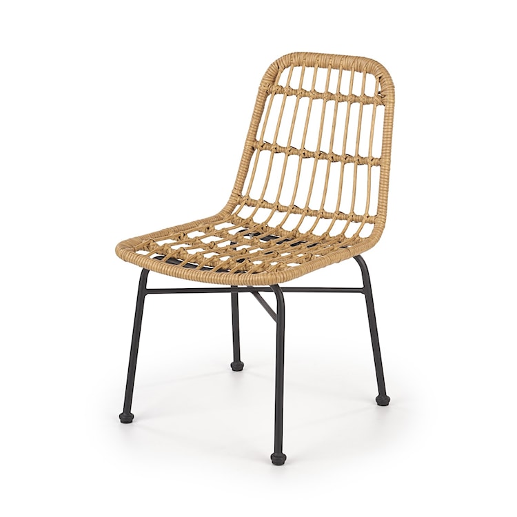 Krzesło z tworzywa sztucznego Farryn naturalne