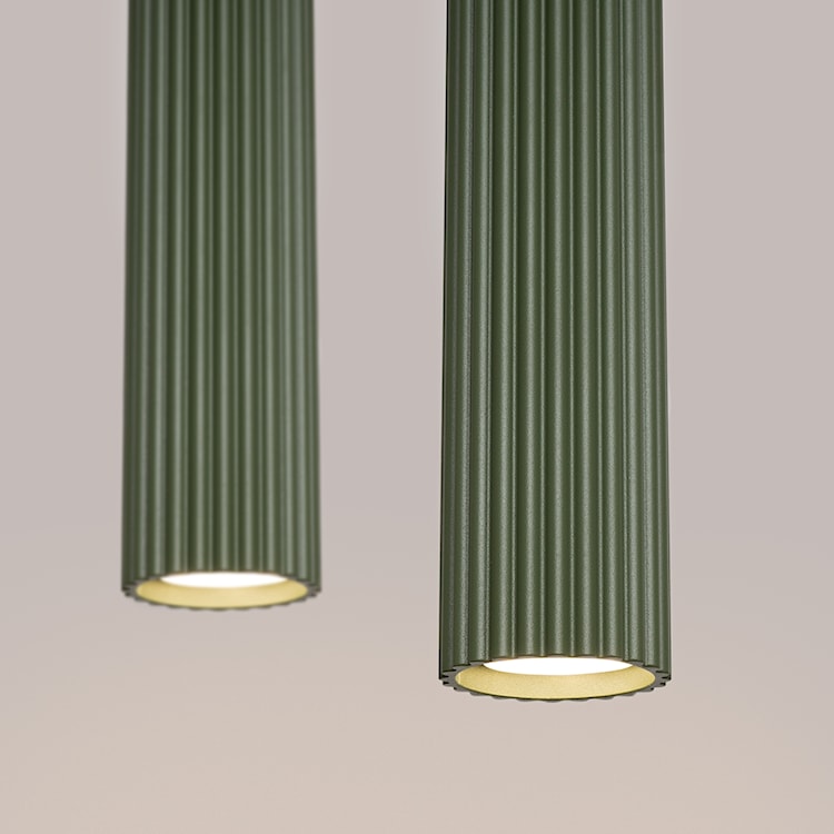 Lampa wisząca Karbon 2 zielona oliwka  - zdjęcie 6
