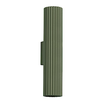 Kinkiet Karbon 30 cm zielony oliwkowy