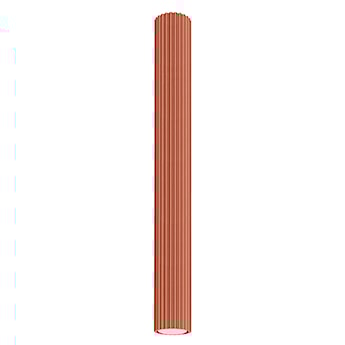 Plafon Karbon 60 cm ochra czerwona