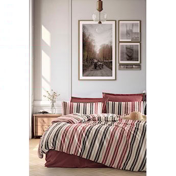 Komplet pościeli Copids 220x200 cm bordowa podwójna