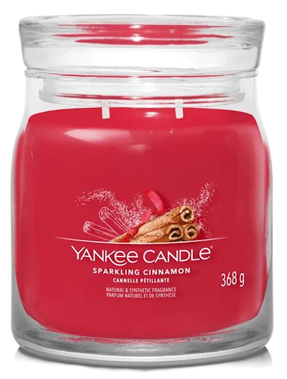 Świeca zapachowa Yankee Candle Sparkling Cinnamon 368 g 