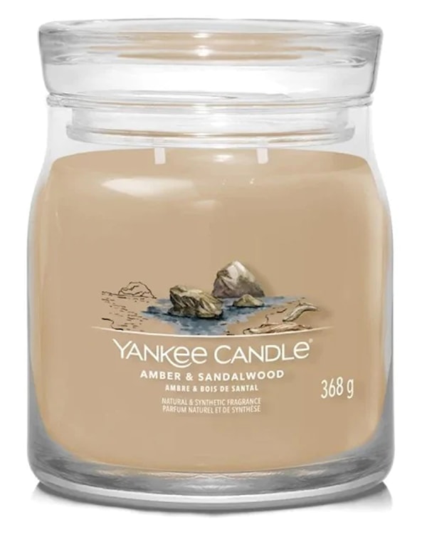 Świeca zapachowa Yankee Candle Amber & Sandalwood 368 g 