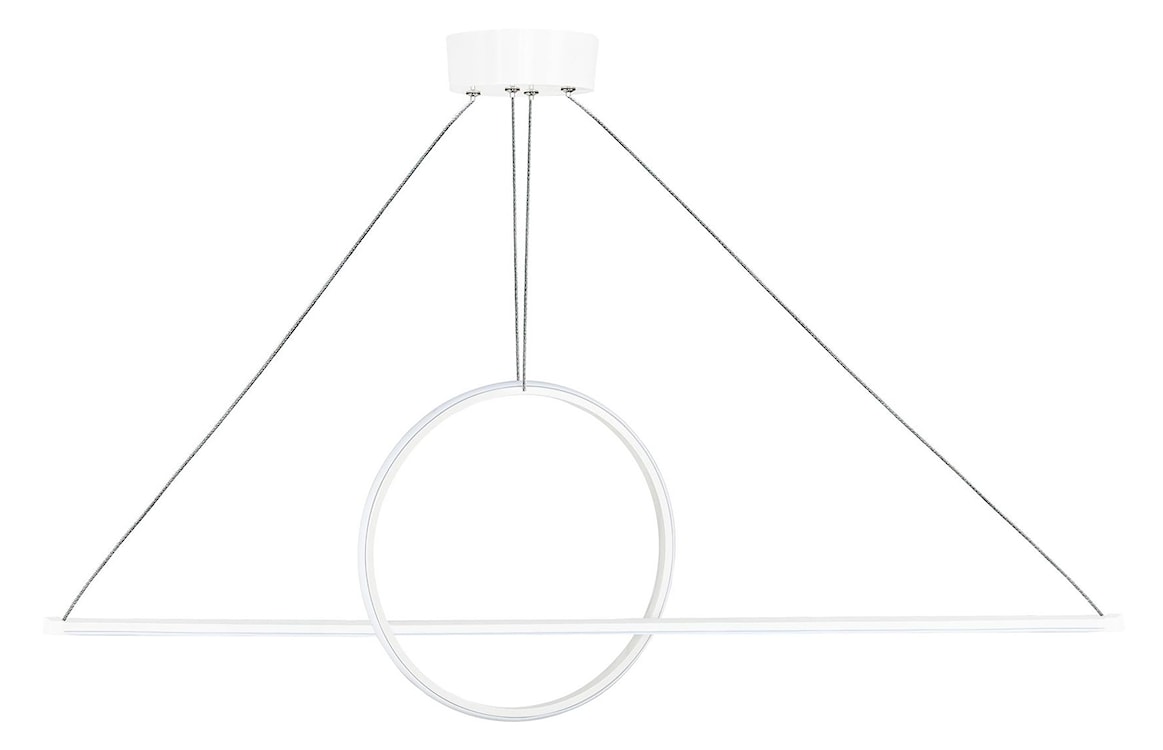 Lampa wisząca Bowal LED biała zimne światło 