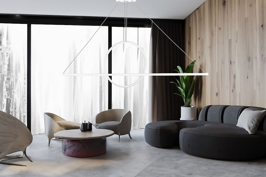 Lampa wisząca Bowal LED biała zimne światło  - zdjęcie 6