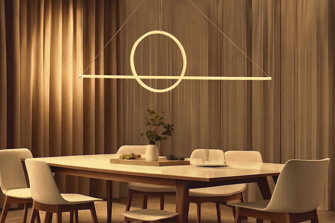 Lampa wisząca Bowal LED biała ciepłe światło  - zdjęcie 2