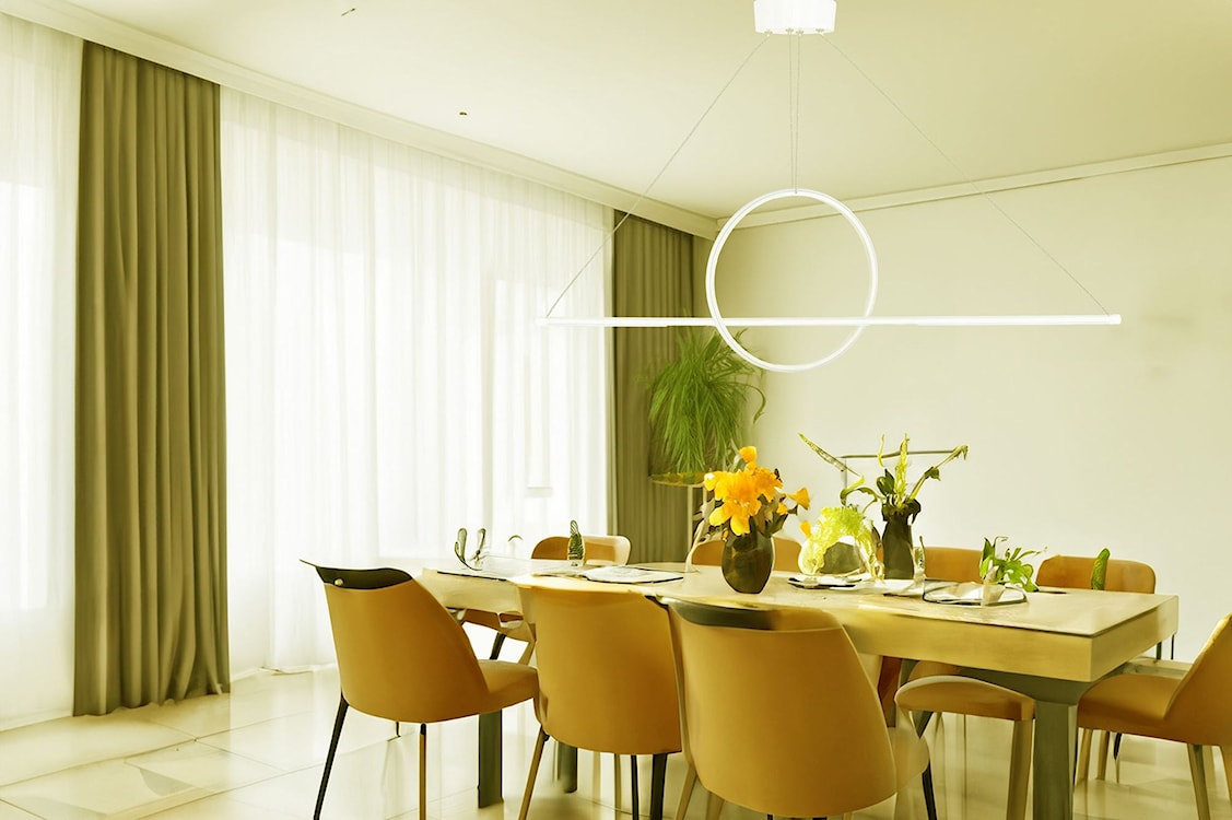 Lampa wisząca Bowal LED biała ciepłe światło  - zdjęcie 8