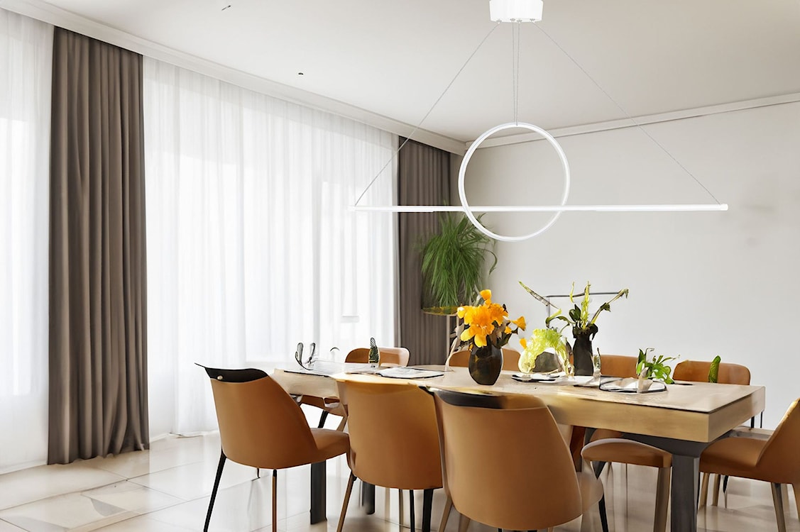 Lampa wisząca Bowal LED biała ciepłe światło  - zdjęcie 9