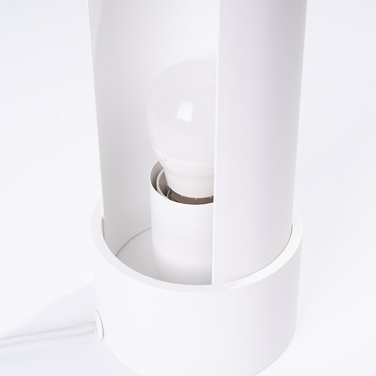 Lampa stołowa Flash biała  - zdjęcie 8