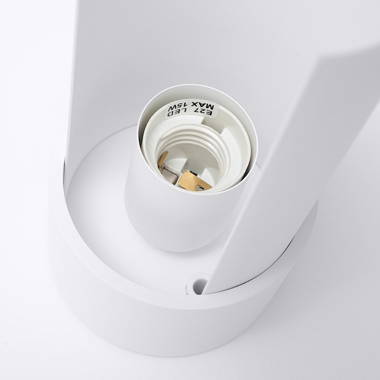 Lampa stołowa Flash biała  - zdjęcie 10