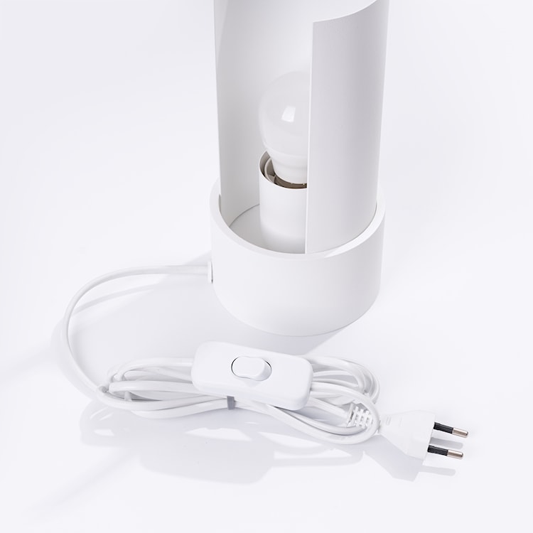 Lampa stołowa Flash biała  - zdjęcie 11