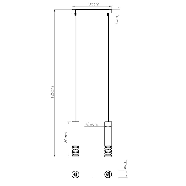 Lampa wisząca Lami 2 biały  - zdjęcie 10