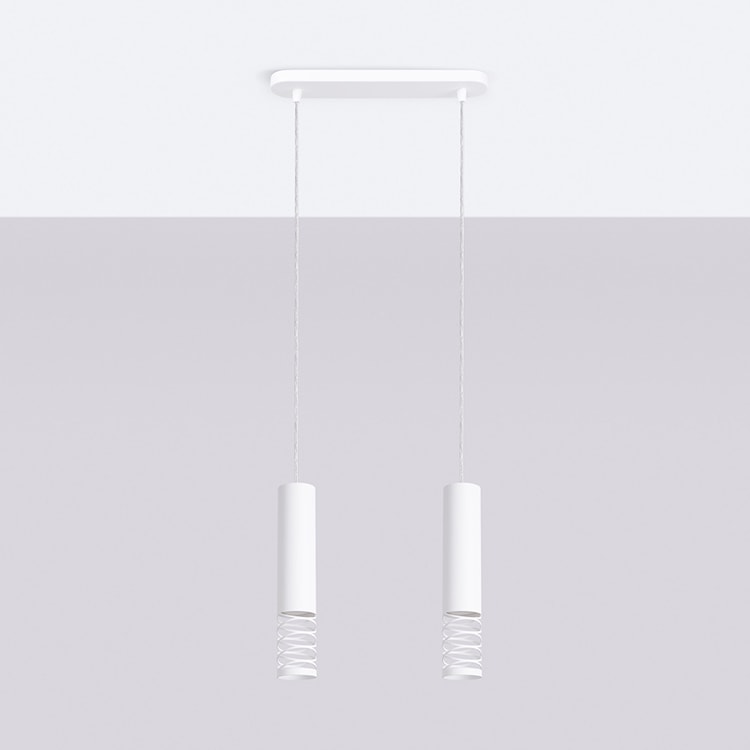 Lampa wisząca Lami 2 biały  - zdjęcie 3
