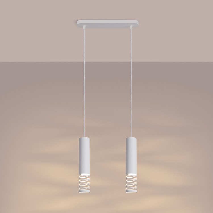Lampa wisząca Lami 2 biały  - zdjęcie 4