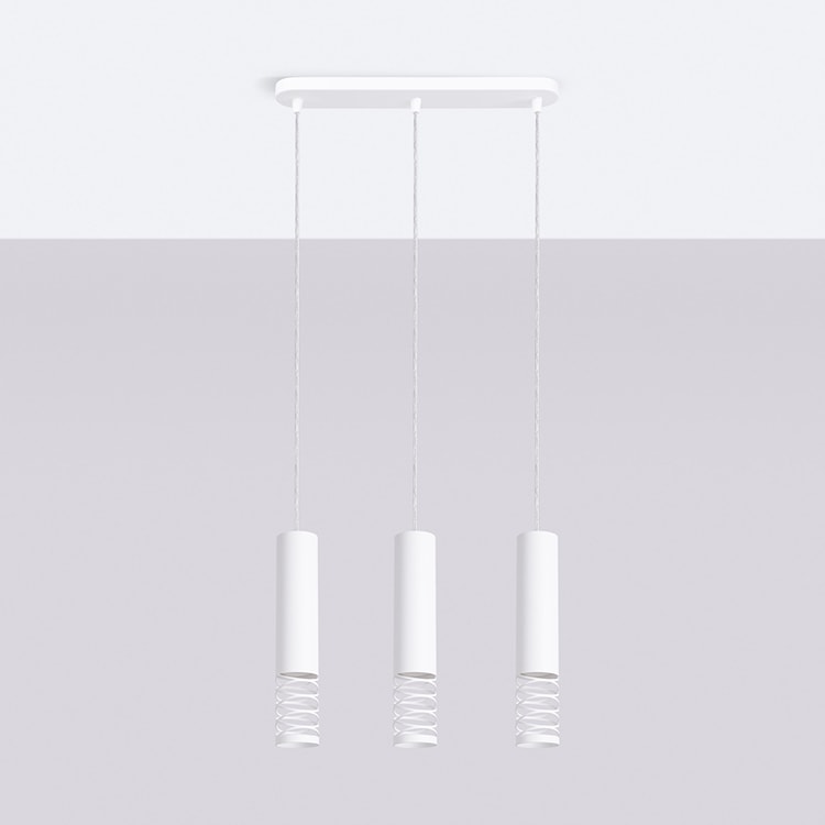 Lampa wisząca Lami 3L biały  - zdjęcie 3