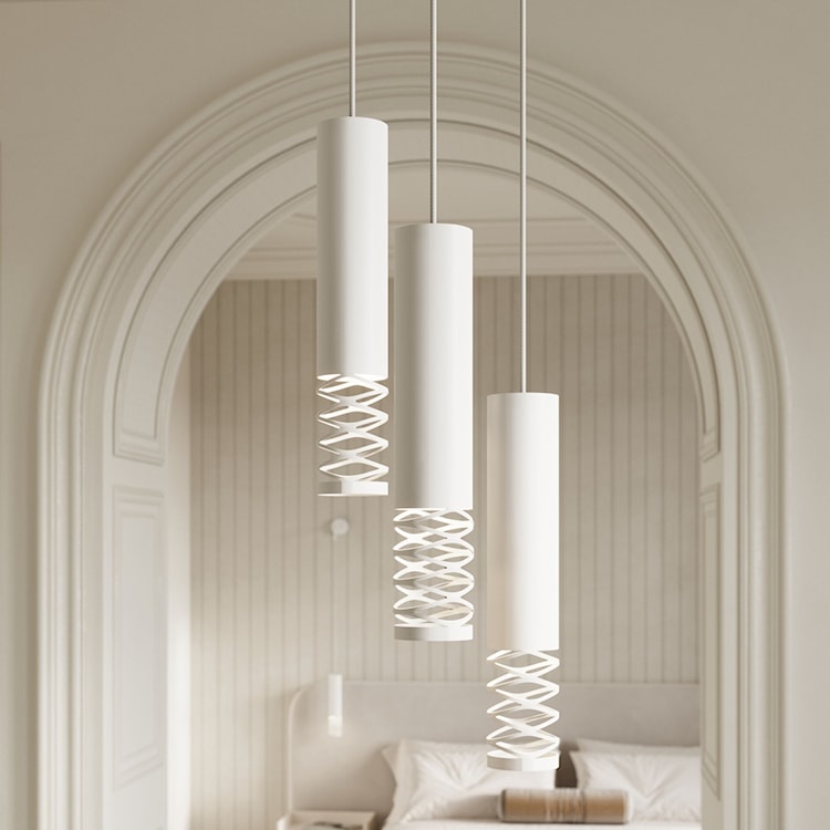 Lampa wisząca Lami 3P biały  - zdjęcie 2