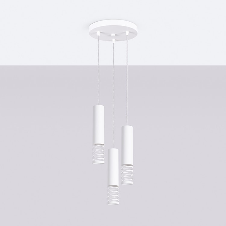 Lampa wisząca Lami 3P biały  - zdjęcie 6