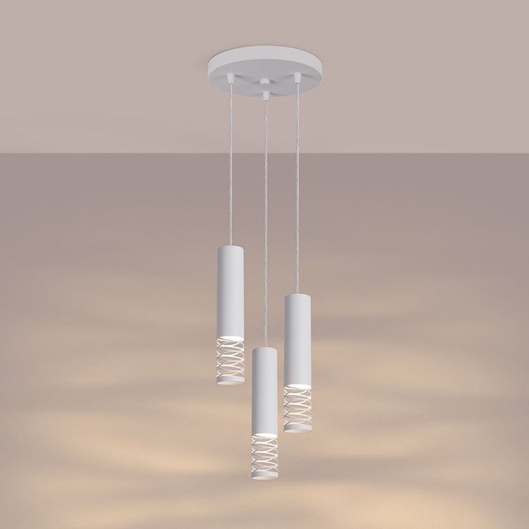 Lampa wisząca Lami 3P biały  - zdjęcie 7