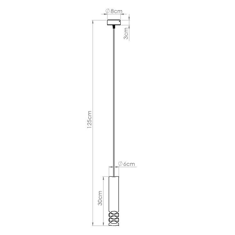 Lampa wisząca Liro 1 biały  - zdjęcie 11