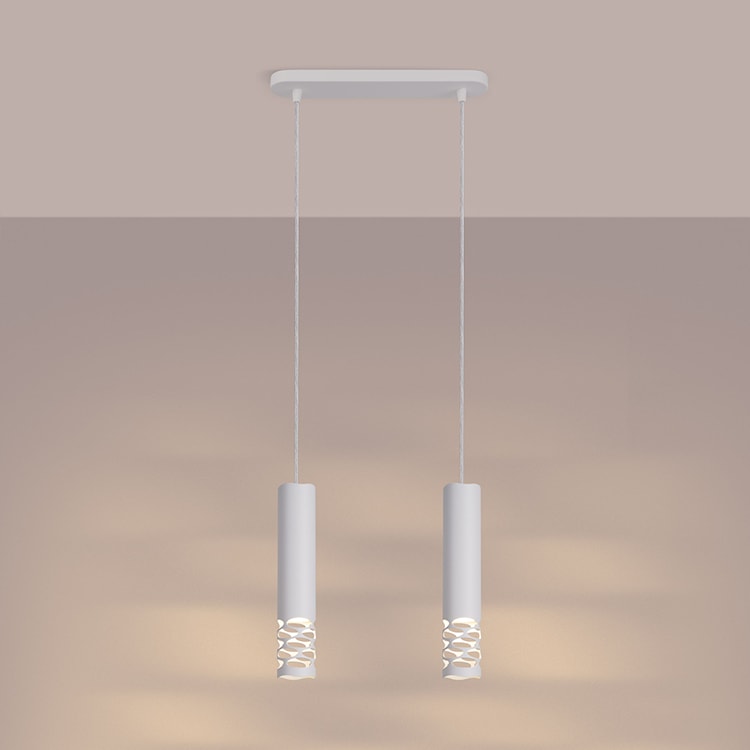 Lampa wisząca Liro 2 biały  - zdjęcie 4