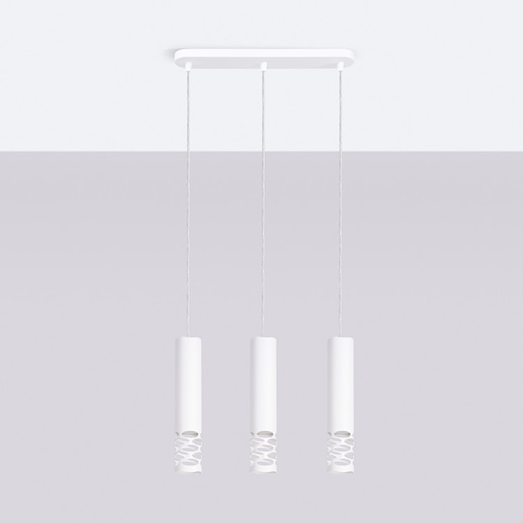 Lampa wisząca Liro 3L biały  - zdjęcie 3