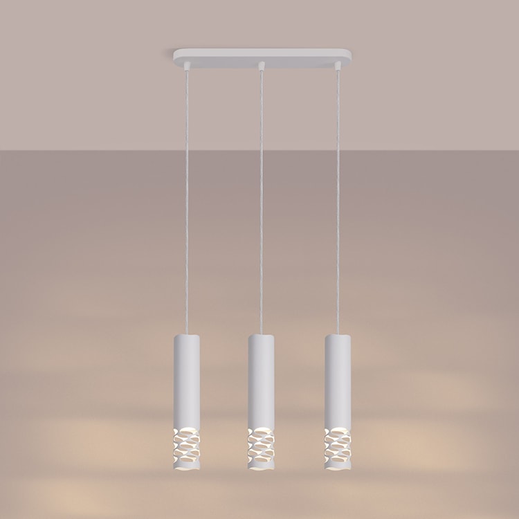Lampa wisząca Liro 3L biały  - zdjęcie 4