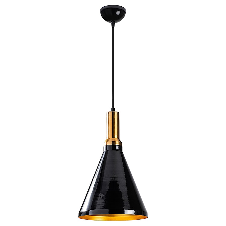 Lampa wisząca Theyro średnica 25 cm czarna  - zdjęcie 3