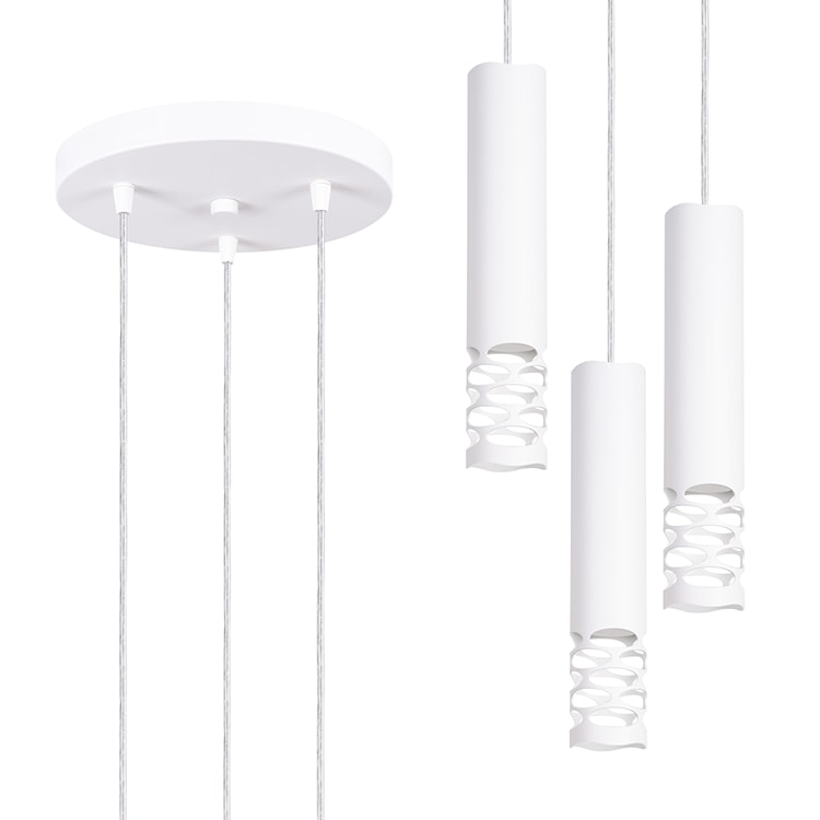 Lampa wisząca Liro 3P biały  - zdjęcie 5