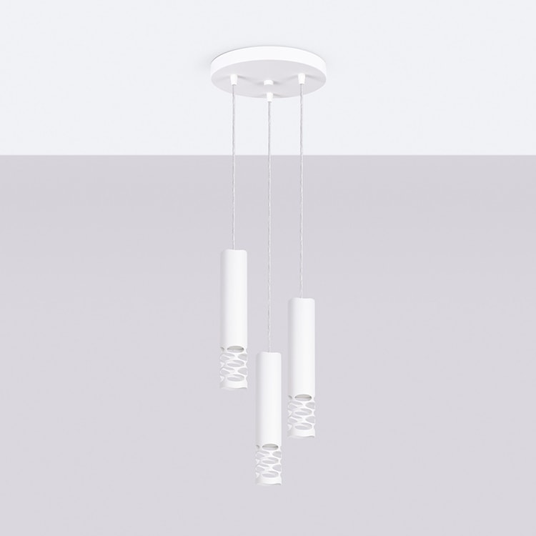 Lampa wisząca Liro 3P biały  - zdjęcie 6