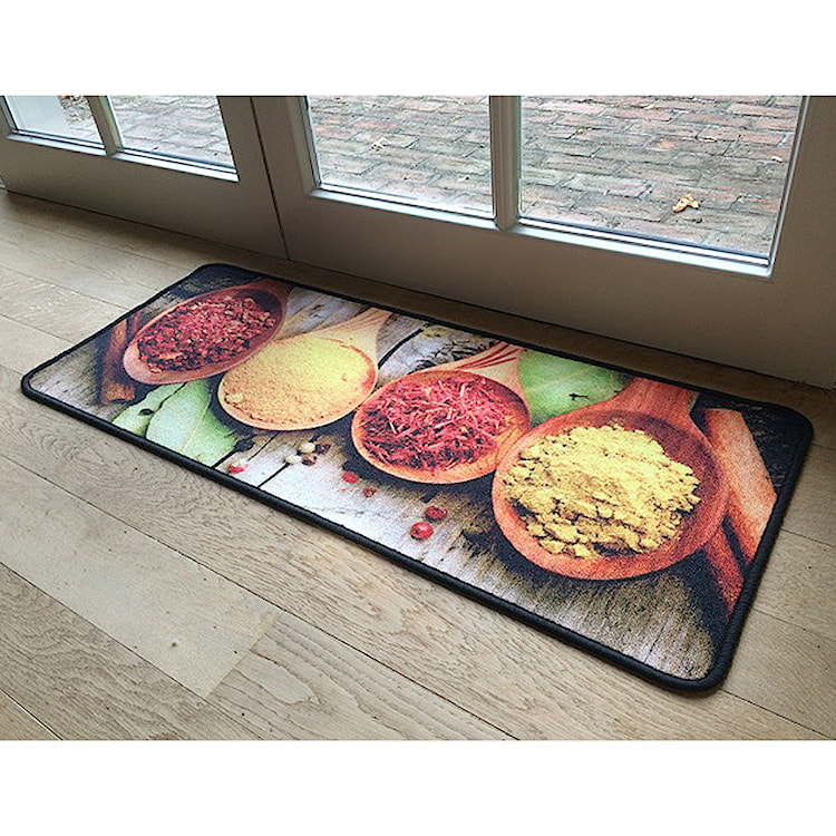 Dywanik do kuchni Naesti z motywem przypraw 50x120 cm kolorowy  - zdjęcie 2