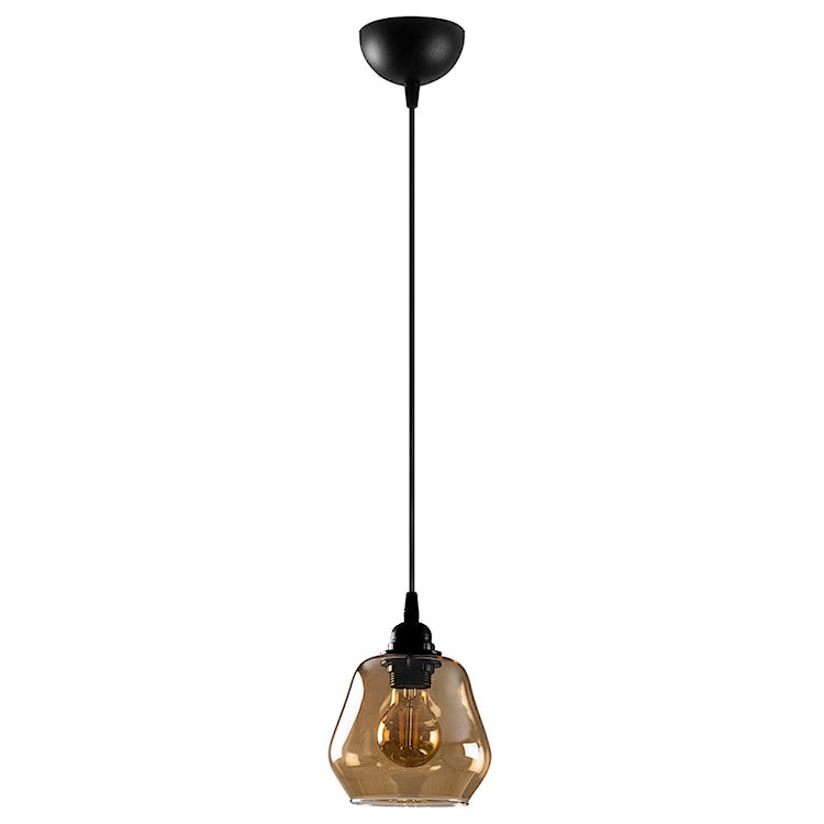 Lampa sufitowa Zelotti ze szklanym kloszem średnica 15 cm