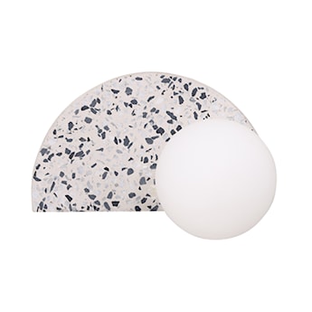 Lampa ścienna Abbeville 13 cm szara lastryko