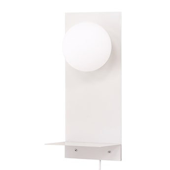 Lampa ścienna Troyes 45 cm kremowa