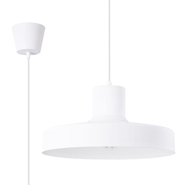 Lampa wisząca Bilo biała  - zdjęcie 5