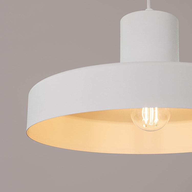 Lampa wisząca Bilo biała  - zdjęcie 8