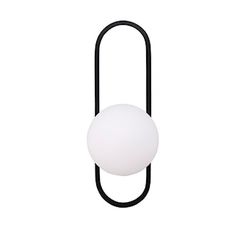Lampa ścienna Alpes 40 cm czarna