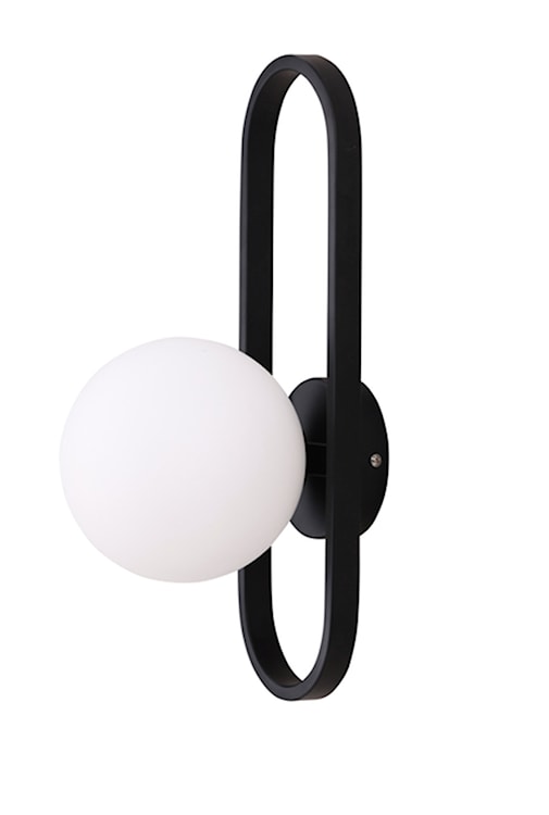 Lampa ścienna Alpes 40 cm czarna  - zdjęcie 4