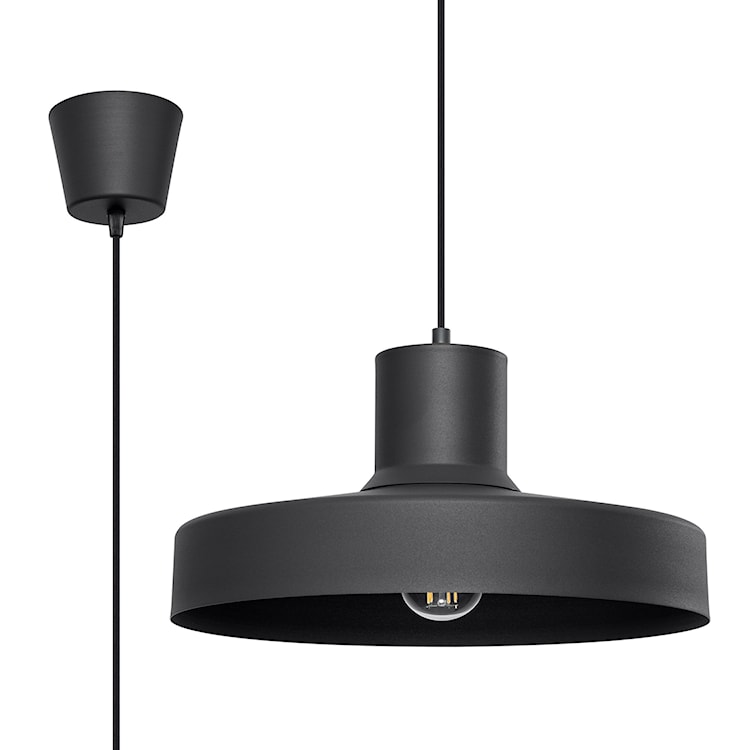Lampa wisząca Bilo czarna  - zdjęcie 5